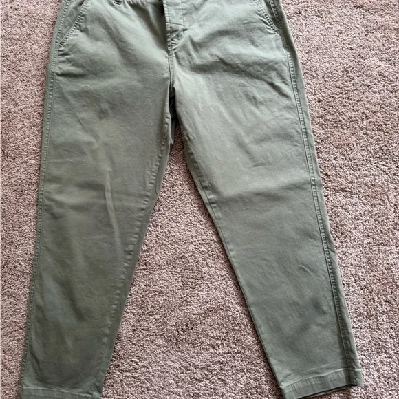 Liverpool Women's Olive Straight Leg Pants - Picture 2 of 4